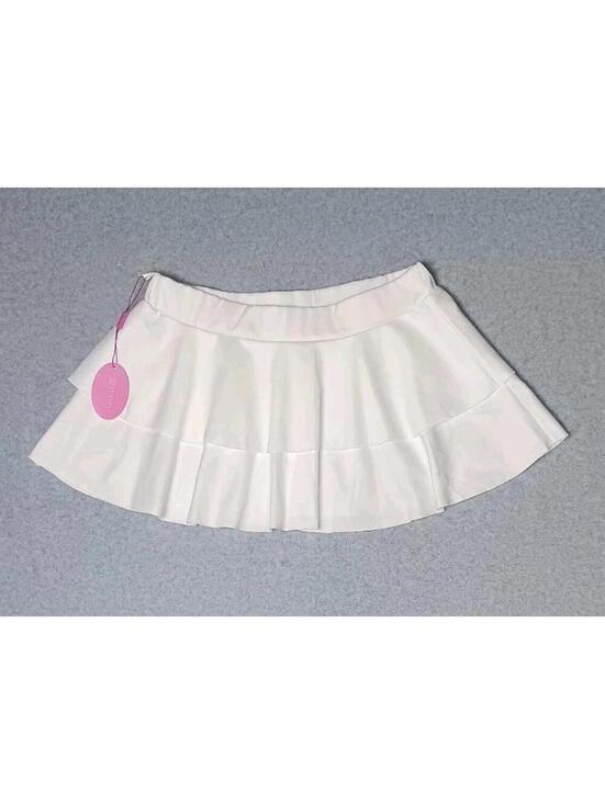 Avidlove Dresses & Skirts - NWT! Avidlove Tiered Mini Skirt Womens Size Small White Preppy Sexy